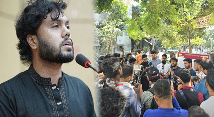 হাদির নির্বাচনি প্রচারণায় ময়লা পানি নিক্ষেপ